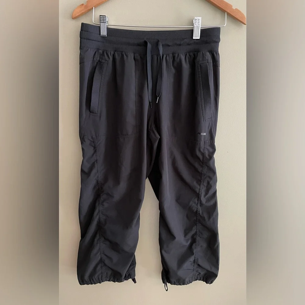 RBX: Black Athletic Capri Pants